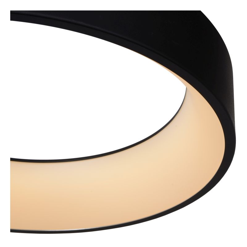 Lucide TALOWE LED - Závesné svietidlo - Ø 60 cm - LED Rozm. - 1x39W 3000K - Čierna